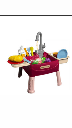 ظرفشویی پایه دار با کلی وسایل