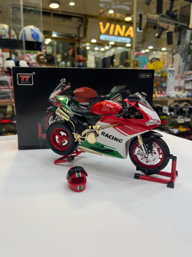 موتور دودزا کلید خور دوگاتی چراغ دار گاز خور شارژی کلاه ماسکت دار پایه های نگه دارنده دارد